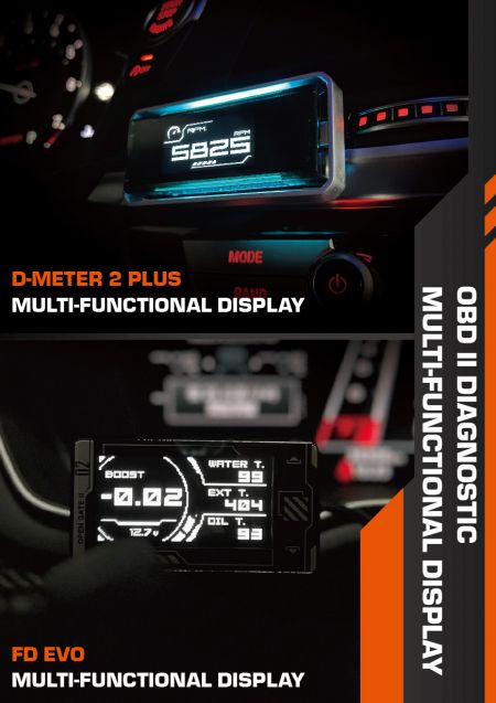 OBD II Display - OBDII Multi-Function Display Series